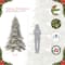 7.5ft. Pre-Lit Royal Majestic Douglas Fir Downswept Flocked Artificial Christmas Tree, Clear Lights